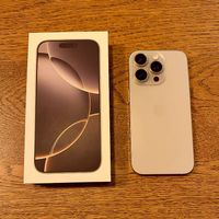 iPhone 16 Pro 512 GB Titan Natur, OVP, 3 Hüllen, Neuwertig