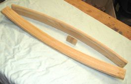Stuhllatte Bugholz Lättli BIGLA etc. 50cm 12x48 RADIUS 1000!