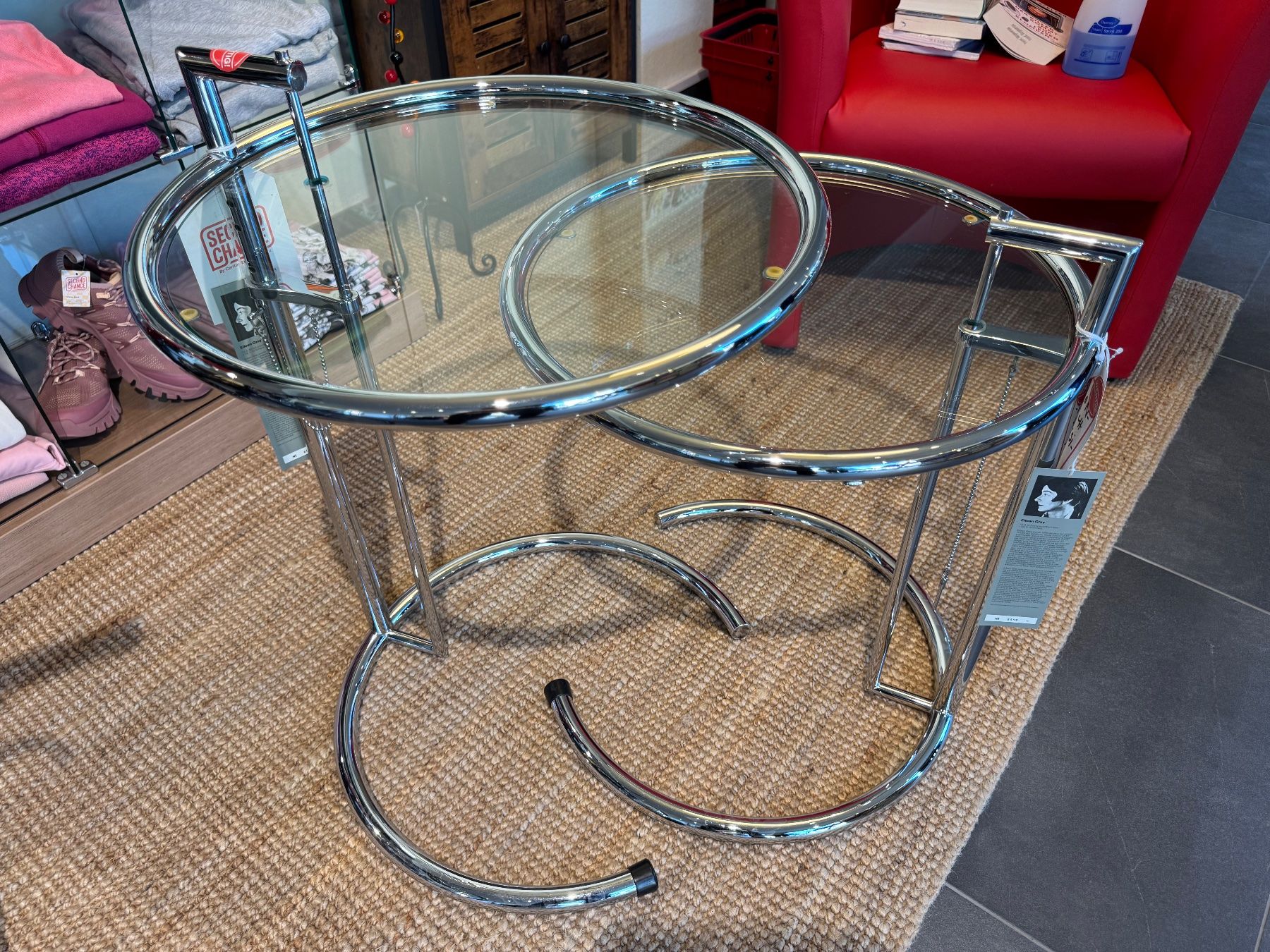 Set di tavolo e panche: 2x ClassiCon E1027 Eileen Gray – Original Designklassiker – Usato da Sursee venduto da CAZS_Sursee 2