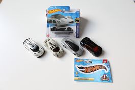 Hot Wheels - 5 Hypercars (Koenigsegg, Bugatti, Pagani etc.)