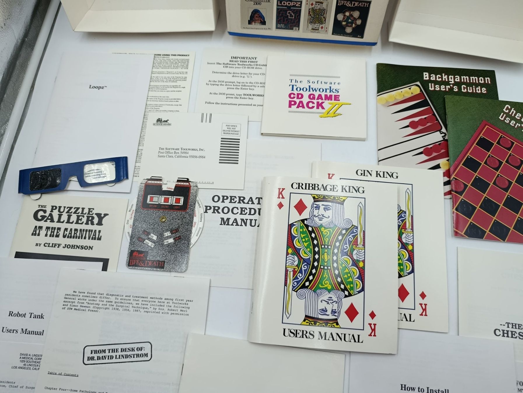 Giochi: Retro PC Game Software Toolworks CD Game Pack II, Top! – Usato da Wil SG venduto da Donaldus 5
