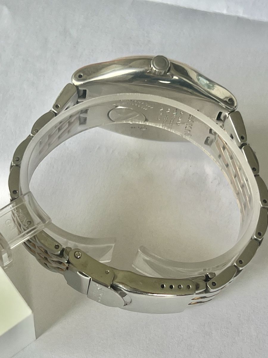 Swatch Uhren: Montre Swatch élégante, bracelet métal bicolore vintage – Gebraucht aus Chavornay von mit_97r8 2