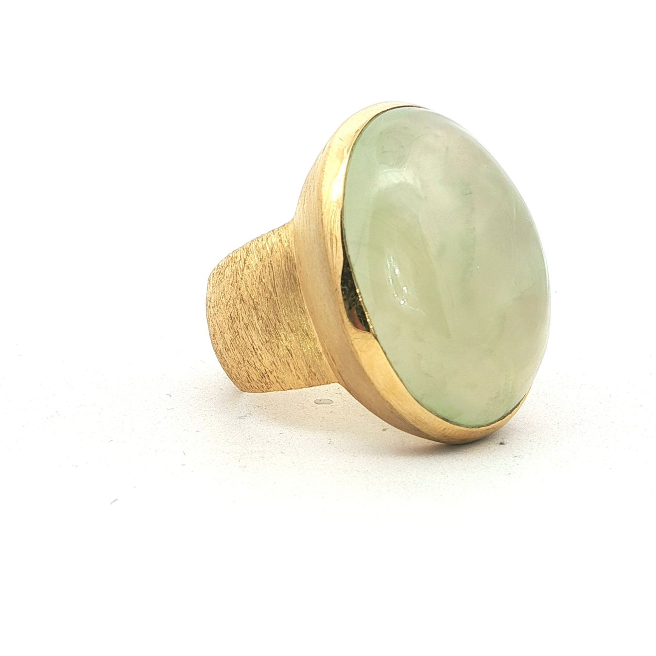 Olga Ribler Anelli: 925 Sterling Silber Ring mit Prehnit Grösse 56 – Nuovo (secondo la descrizione) da Luzern venduto da Schmuckoutlet 5