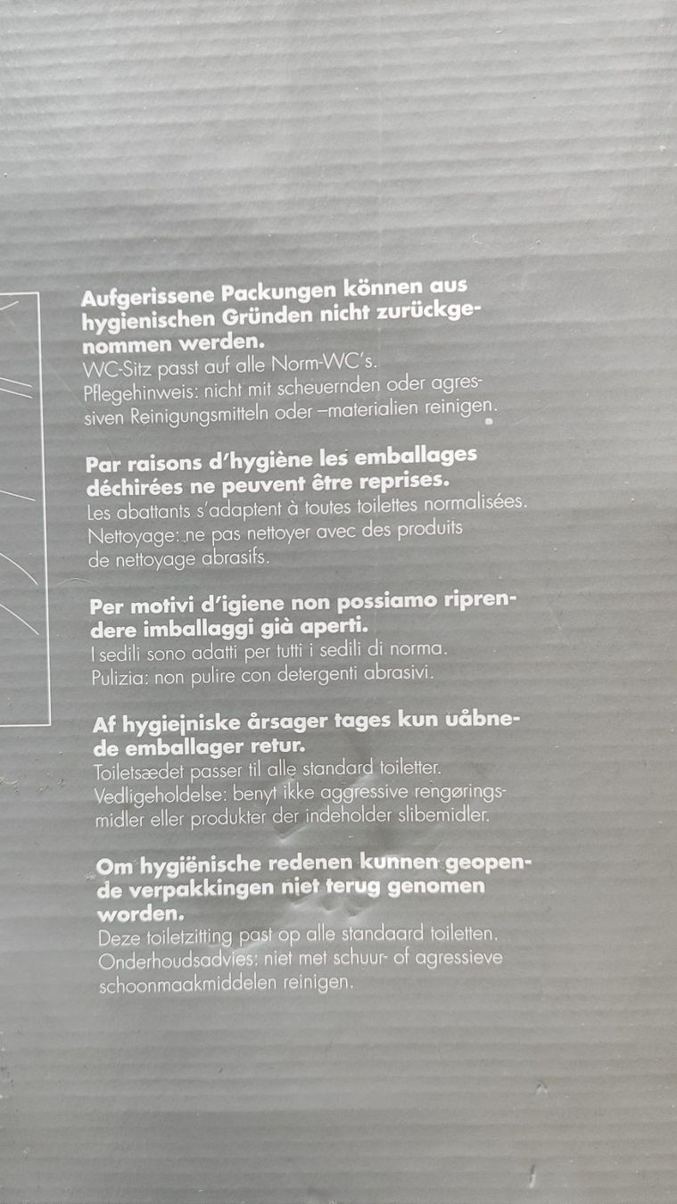WC: WC Sitz neu – Usato da Mogelsberg venduto da Hochhausgirl 3