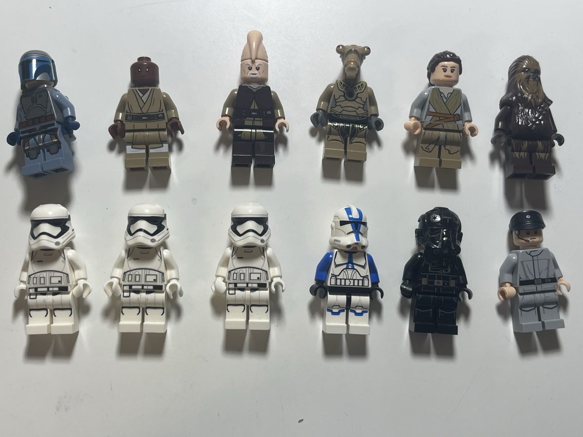 Lot 14 figurines Lego Stars Wars- Jango Fett, Jedi, Troopers (Gebraucht ...