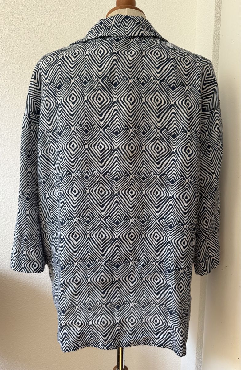 Manor Camicette: Chemise ample en lin MANOR  taille 36 imprimé  – Nuovo (secondo la descrizione) da Morges venduto da sandy069 3