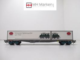 HAG 388 SBB CFF FFS Flachwagen mit Ae 4/7 Container Aufdruck