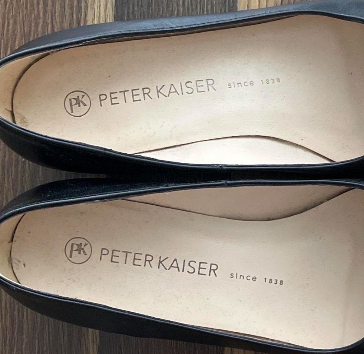Kaiser Scarpe da donna: Peter Kaiser Leather Pumps Black Grösse 36 Pointed Bow – Nuovo (secondo la descrizione) da Lostorf venduto da Djmartin1 1