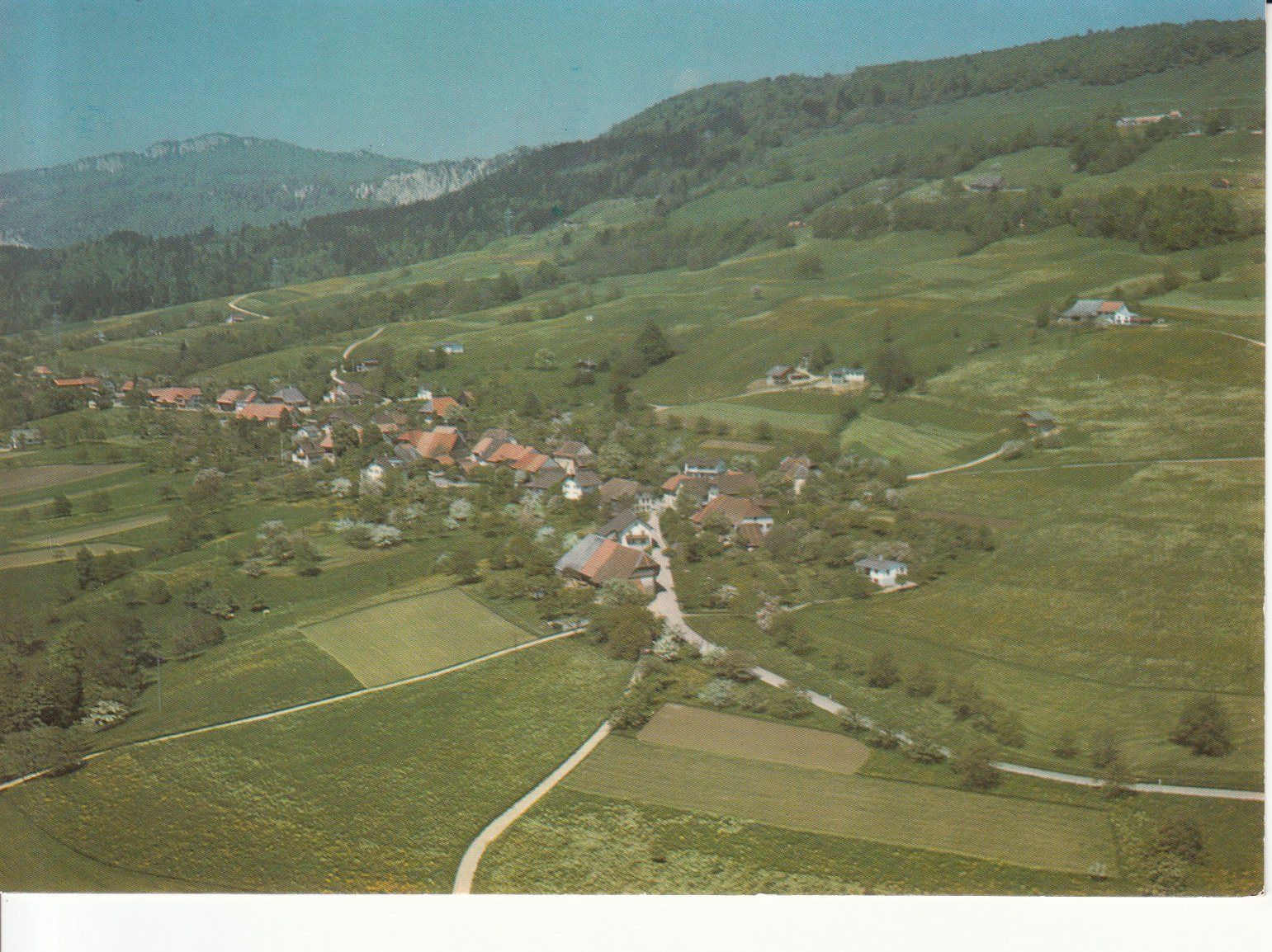 Cartoline postali: Farnen Flufaufnahme 1978 – Usato da Bürglen TG venduto da StampGraf