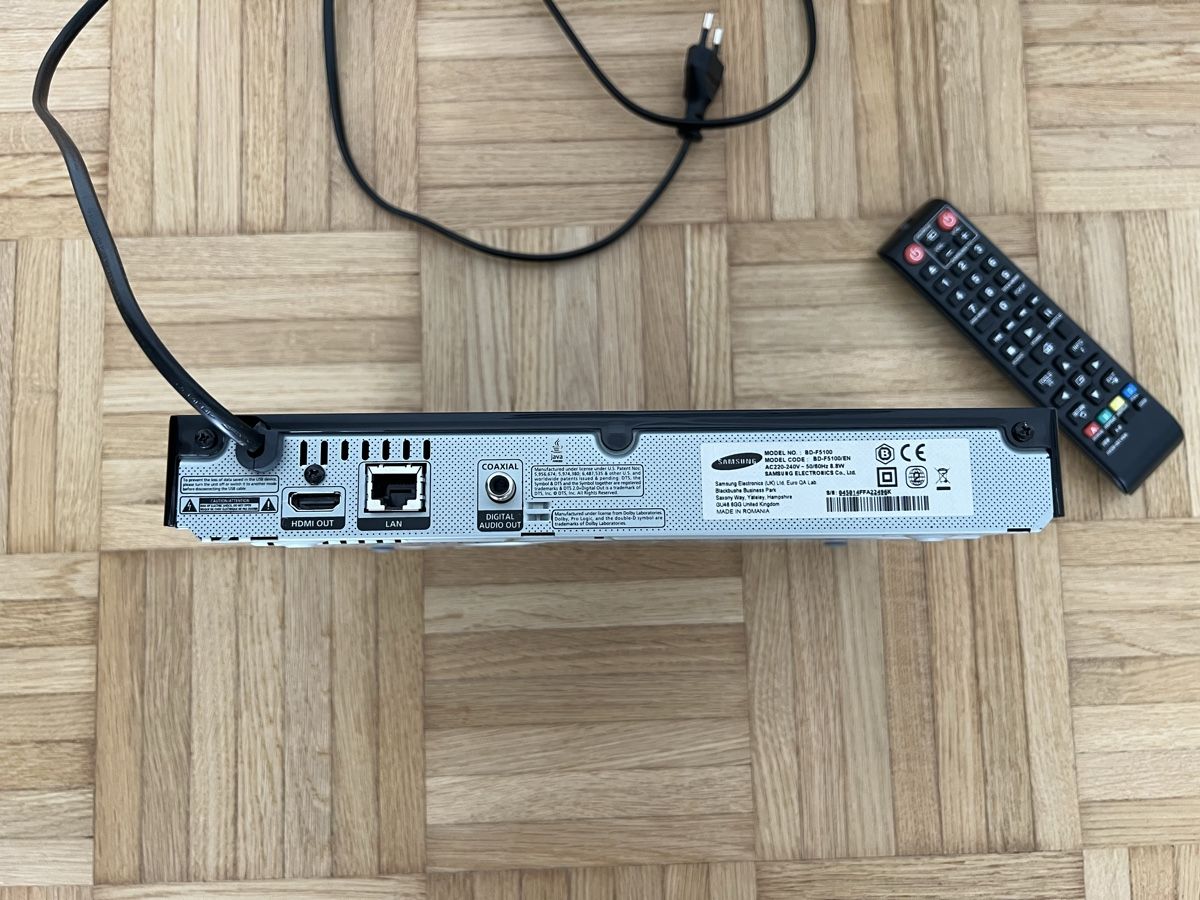Samsung Lecteur multimedia & Streamer: Samsung BD-F5100 Bluray-Player – D'occasion à Subingen par Derox87 1
