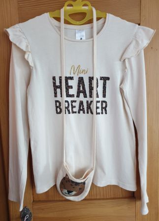 Shirt Langarm mit Täschchen Gr.140