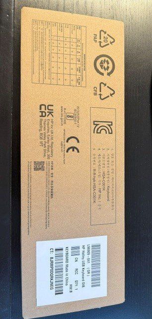 Hewlett Packard Tastiere: HP USB CH-Tastatur Slim – Nuovo e nell'imballaggio originale da Hendschiken venduto da Hliout 1