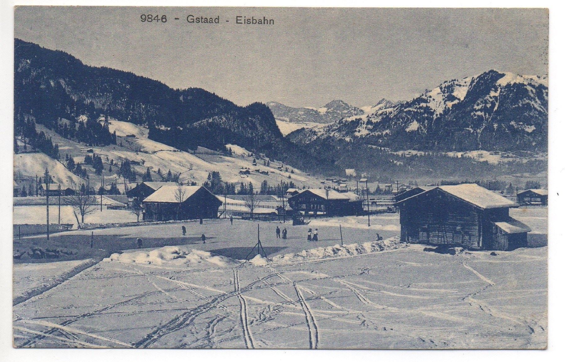 Ansichtskarten: GSTAAD Eisbahn – Gebraucht aus Jona von philajona