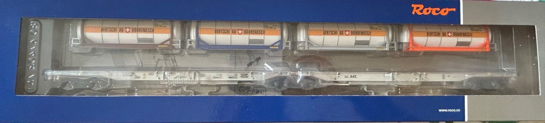 Roco Modellini di ferrovie: H0/DC Roco 76438.B AAE Bertschi AG NEU in OVP – Nuovo (secondo la descrizione) da Belp venduto da AEMA-Modellbau
