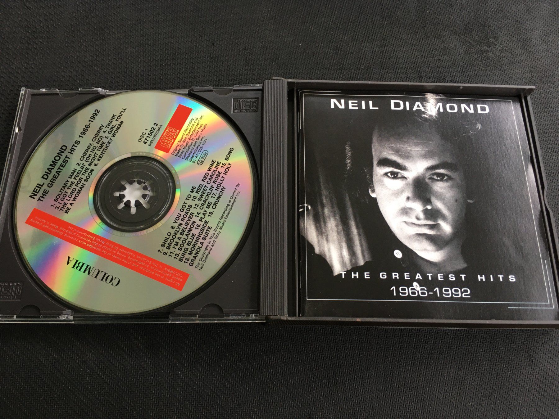 CDs: Neil Diamond - The Greatest Hits 1966-1992 -CD- 2cd – Gebraucht aus St.Gallen von MedienJoe 1