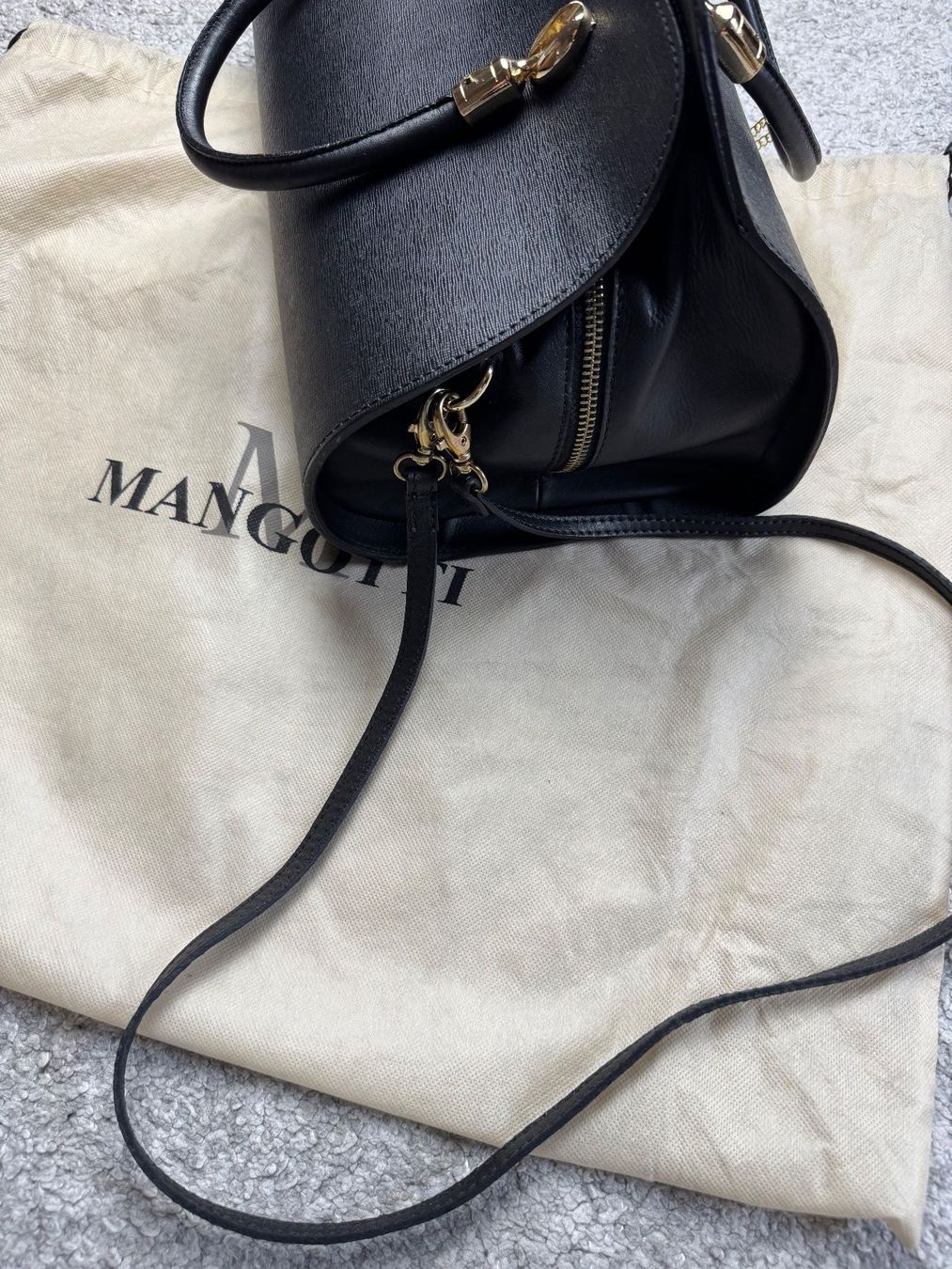 Borse da donna: Elegante Mangotti Handtasche Schwarz – Usato da Pfaffhausen venduto da Voe 4