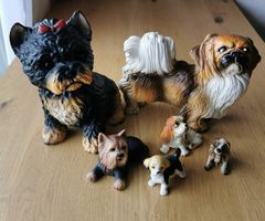 Hundefiguren Konvolut verschiedene Rassen guter Zustand