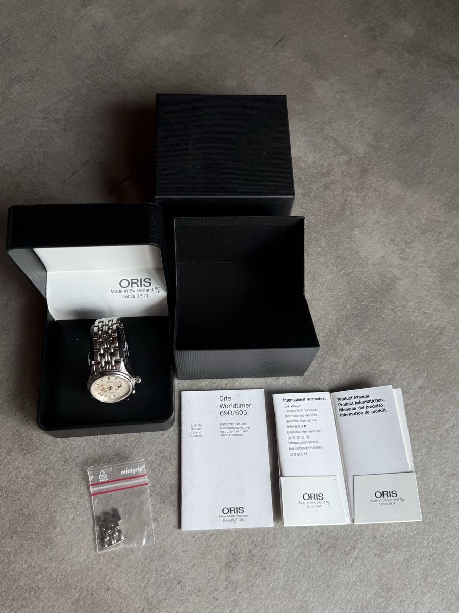 Oris Orologi: Oris Worldtimer Cal. 690 - Full Set - Box & Papers  – Usato da Châtelaine venduto da swannzh 1