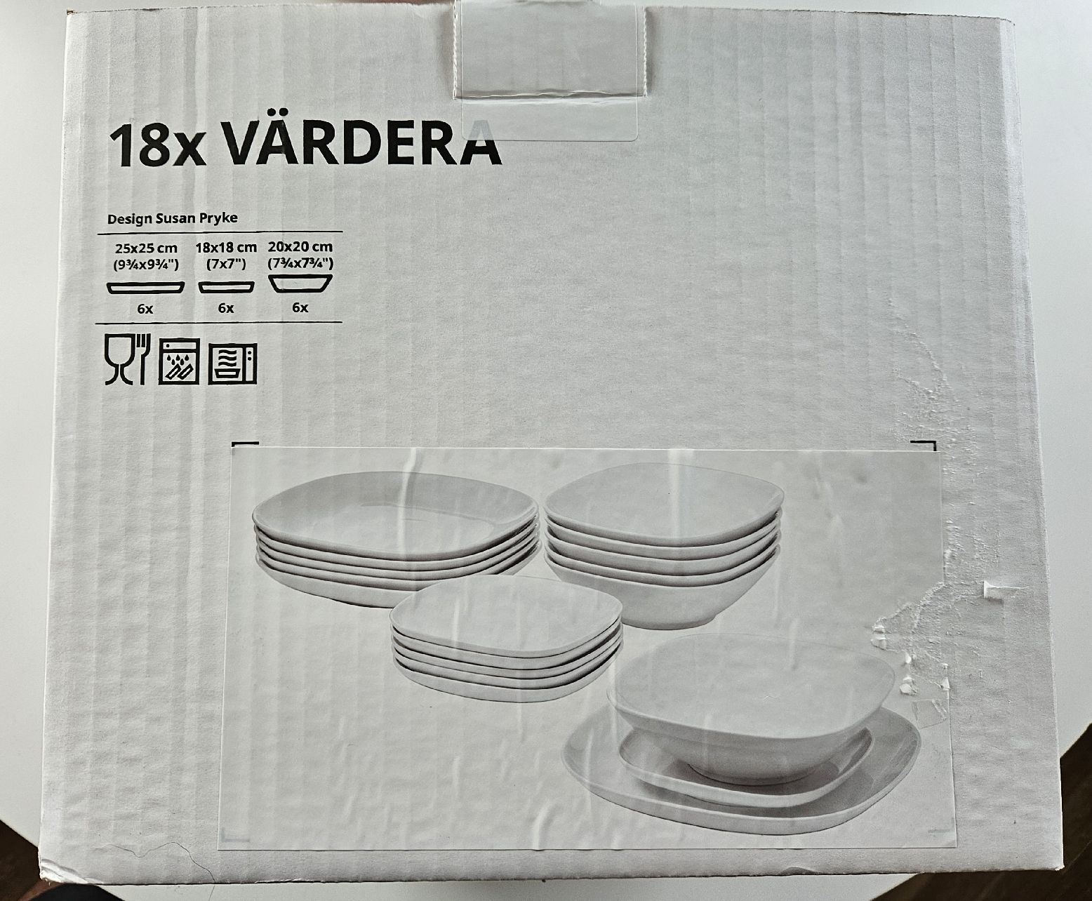 Ikea Set di piatti: Tellerset VÄRDERA von IKEA – Nuovo e nell'imballaggio originale da Birmensdorf ZH venduto da mbpower 2