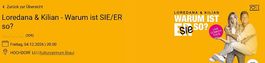 2 Tickets für Loredana & Kilian - in Hochdorf am 04.12.26