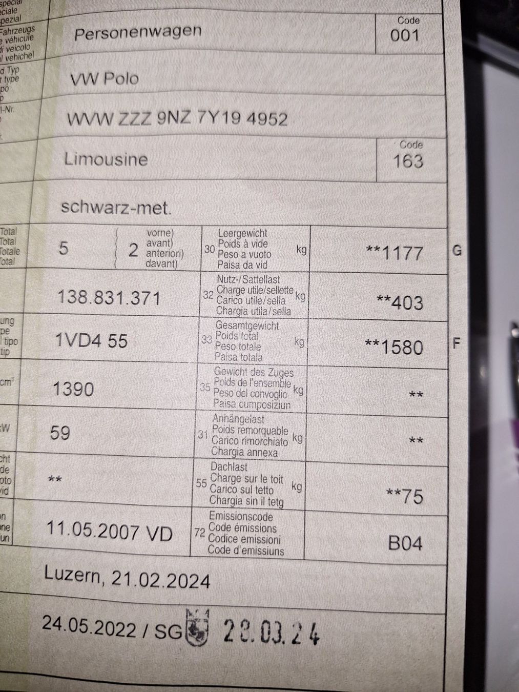 VW Automobili: VW Polo 1.4 – Usato da Ufhusen venduto da Caliban86 1