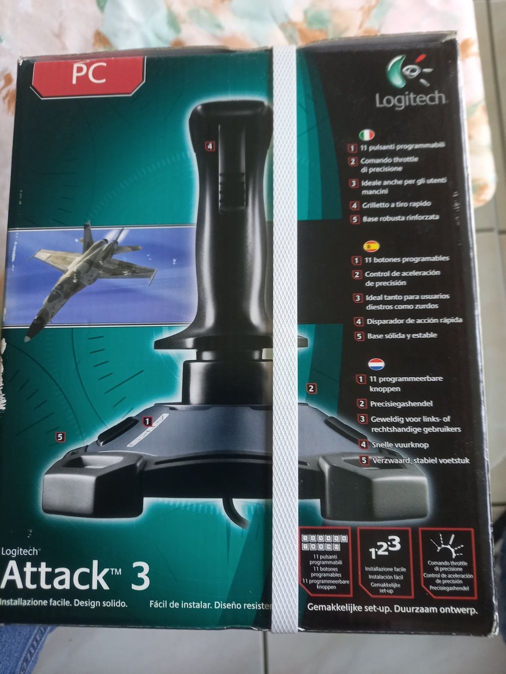Controller: joystick logitech attack 3 pc nuovo – Neu und originalverpackt aus Wohlen AG von poliziotto008 1