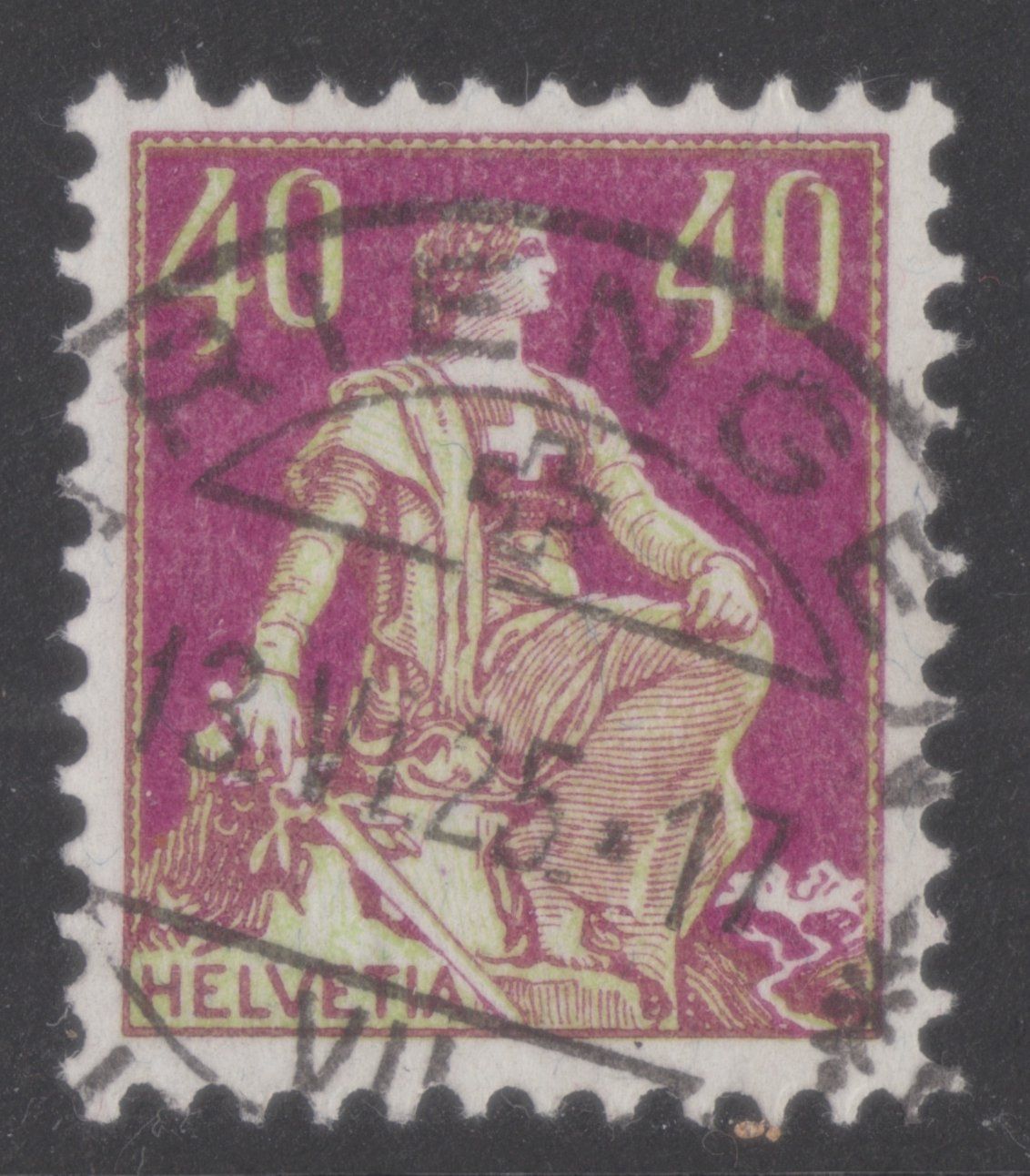 Tutti i francobolli: TRIENGEN   -   13.VI.25 – Usato da Kleindöttingen venduto da Laufzeit
