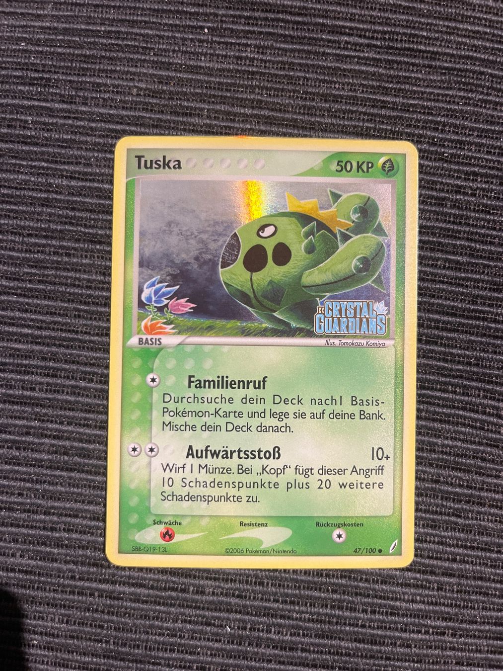 Pokémon Carte collezionabili: Pokemon Tuska Reverse Holo Ex Crystal Guardians – Usato da Wabern venduto da Collectfun