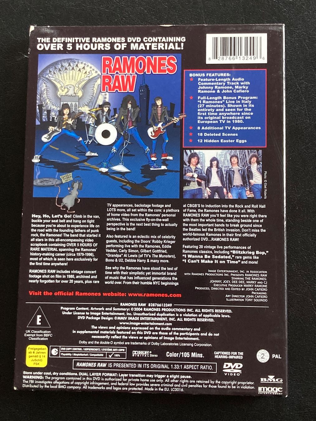 Tutti i DVDs: Ramones - Raw, DVD – Usato da Bern venduto da Ntsamina 1