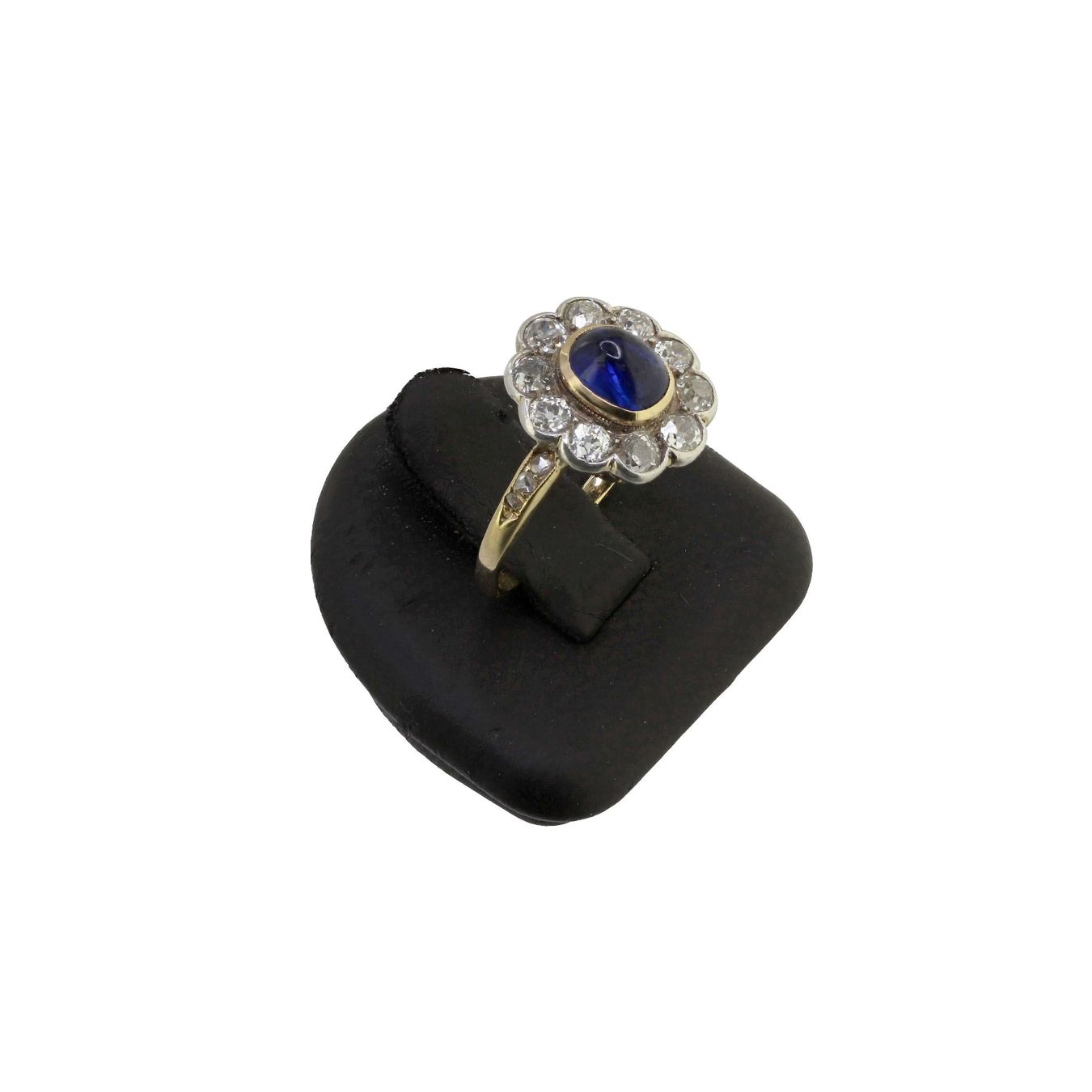 Anelli: Saphir Diamant Ring – Usato da Zürich venduto da Vintage-Jewellery 1