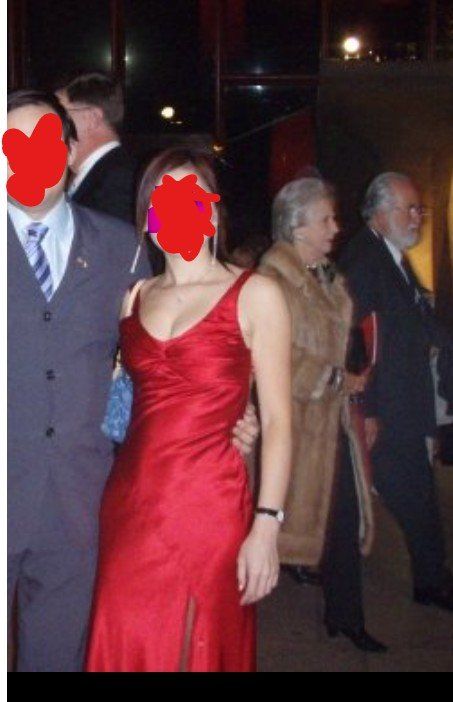 Vestiti: Rockchii red evening with Slit - Perfect for chic evening – Usato da Bossonnens venduto da MMoudry3 3
