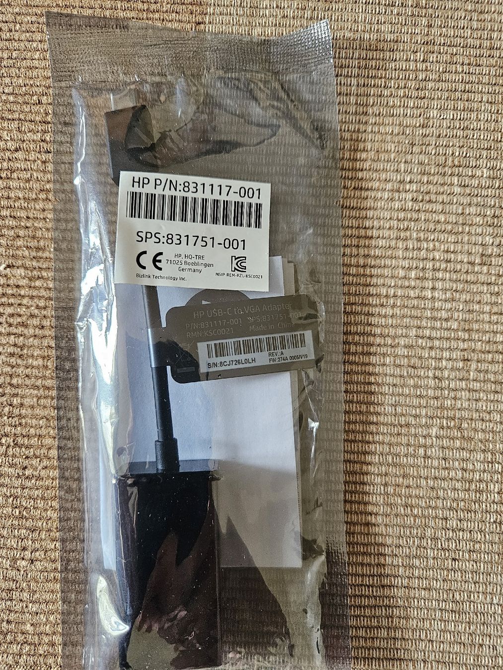 Hewlett Packard Unità & Adattatore: HP USB-C zu VGA-Adapter – Nuovo e nell'imballaggio originale da Niederbipp venduto da gui_lx9g
