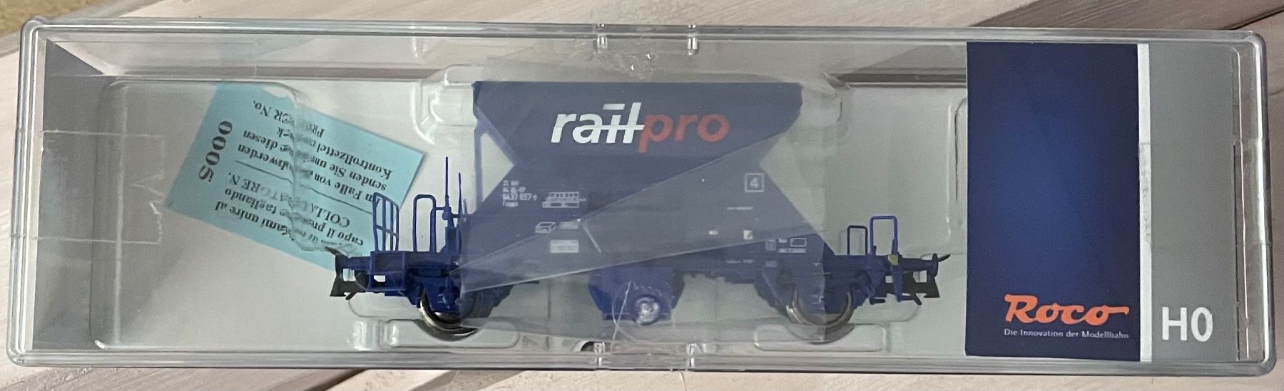 Roco Modellini di ferrovie: Roco 67646 Schotterwagen railpro – Usato da Blumenstein venduto da Ritschi 3