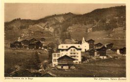 La Sage   VS  (Val d'Hérens) et Hôtel-Pension de la SAGE
