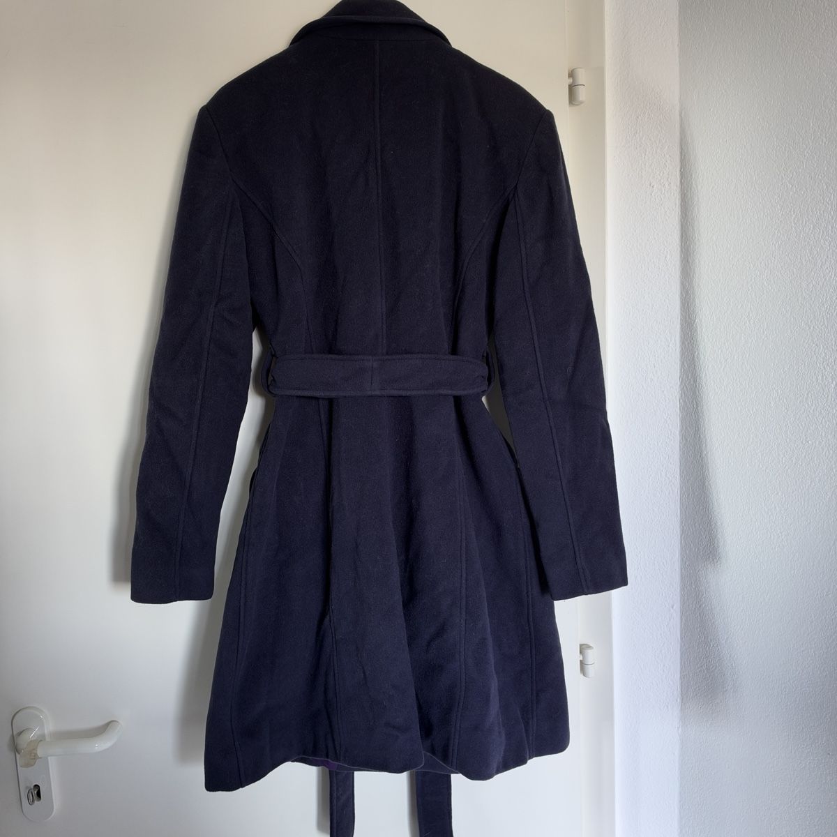 Cappotti: ELEGANT DARK VIOLET WOOL COAT M – Usato da Zofingen venduto da JumpInVintage 2