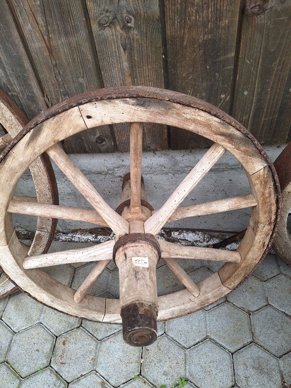 Alle Dekorationen: 4 Alte Wagenräder, Deko-Objekt,   Vintage! – Gebraucht aus Schangnau von Arnika56 3