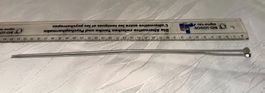 Stricknadeln AERO england Grössen 2 1/2 silber 31 cm