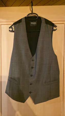 Herren / Kleider / Gilet / Digel, Anzugweste / Grau / Gr: 43