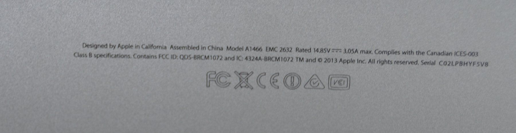 Apple Notebooks: Apple Macbook Air A1466 i5  13" – Defekt aus Collonges von arashee 4
