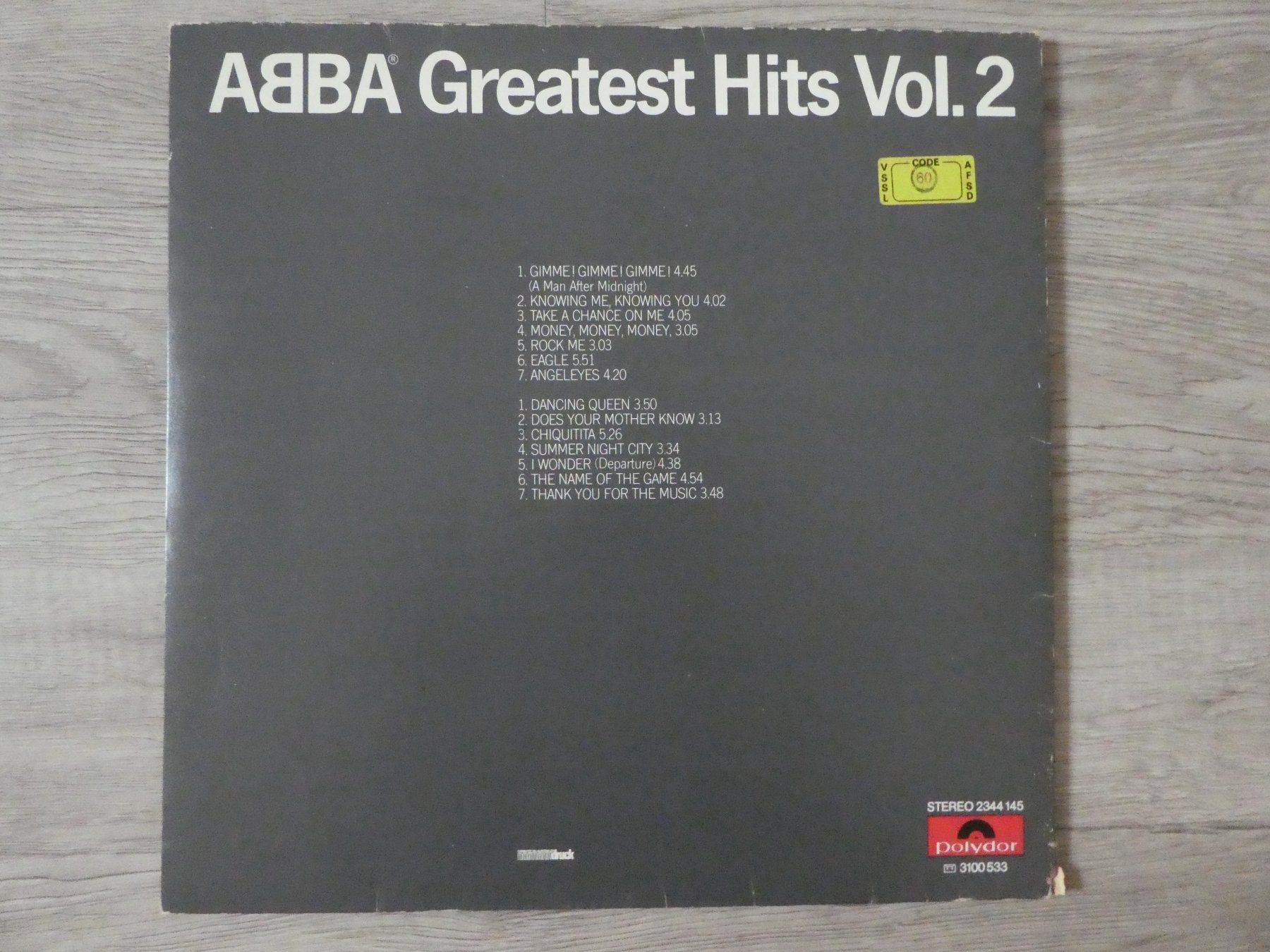 Vinyles: ABBA Lp Greatest Hits Vol.2 – D'occasion à Andelfingen par Annegret06 1