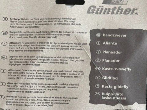 Giocattoli: 2 kleine Wurfgleiter – Nuovo e nell'imballaggio originale da Würenlingen venduto da Delfinli1 2