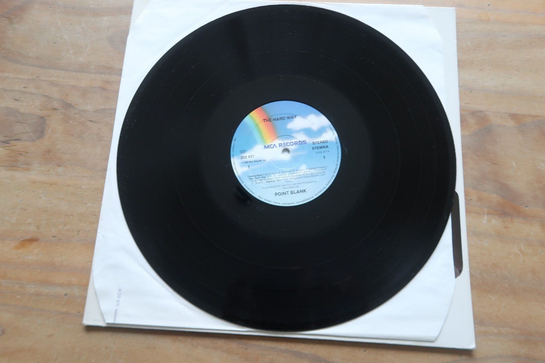 Schallplatten: POINT BLANK - THE HARD WAY - VINYL LP – Gebraucht aus Basel von Patiscat 3