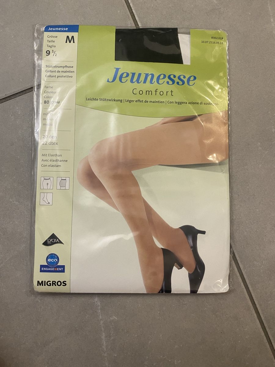 Migros Calze & Collant: Schwarze Strumpfhose, Gr. M, 20 DEN – Nuovo e nell'imballaggio originale da Hünenberg See venduto da lar_9zjk