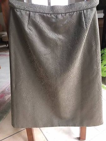 MaxMara jupe coton/soie T 36
