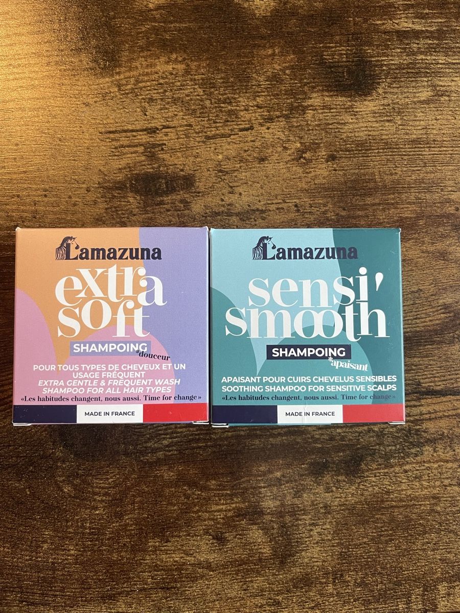 Prodotti per capelli: 2 Shampooing solide LAMAZUNA – Nuovo e nell'imballaggio originale da Chêne-Pâquier venduto da ofly_1987