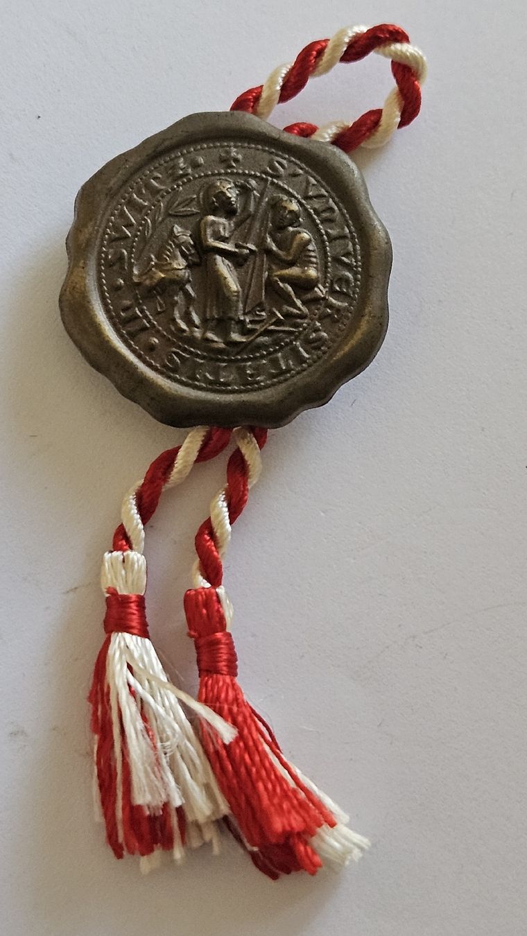 Medaillen: Original Schweizer Siegelmarke 1291-1941 – Gebraucht aus Ettingen von samiba 4