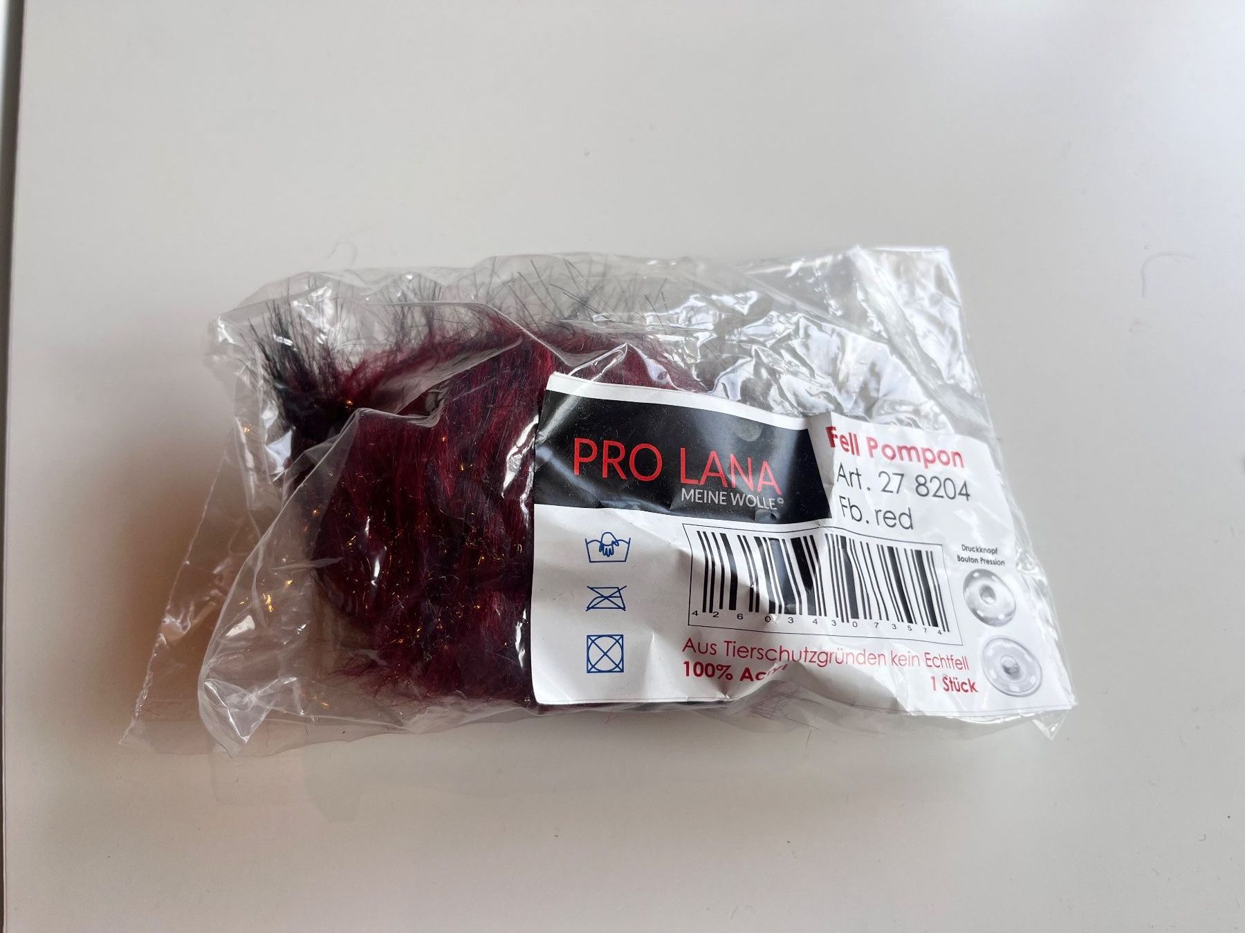 Pro Lana Lana: Kunstfell Pompon Pro Lana – Nuovo e nell'imballaggio originale da Büsserach venduto da bor_s88m