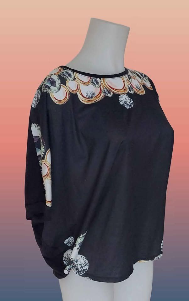T-shirt: Edles Shirt mit modischem Print, Gr. M – Usato da Aarburg venduto da Hystoria 3
