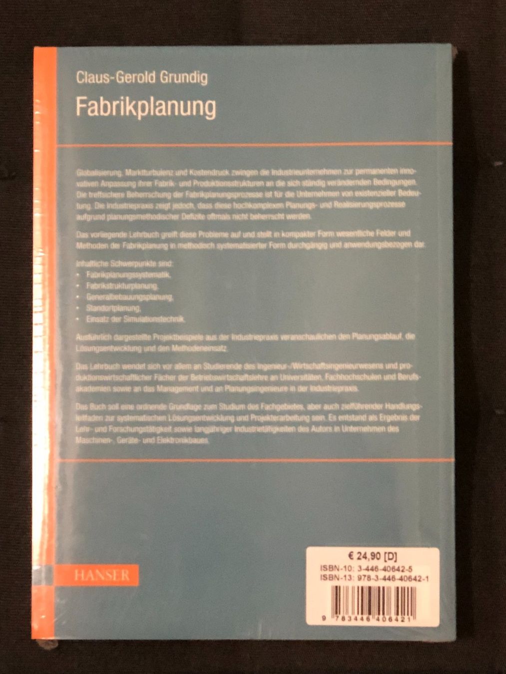 Libri: Fabrikplanung: Planungssystematik - Methoden - Anwendungen – Nuovo e nell'imballaggio originale da Niederhasli venduto da thozam 1