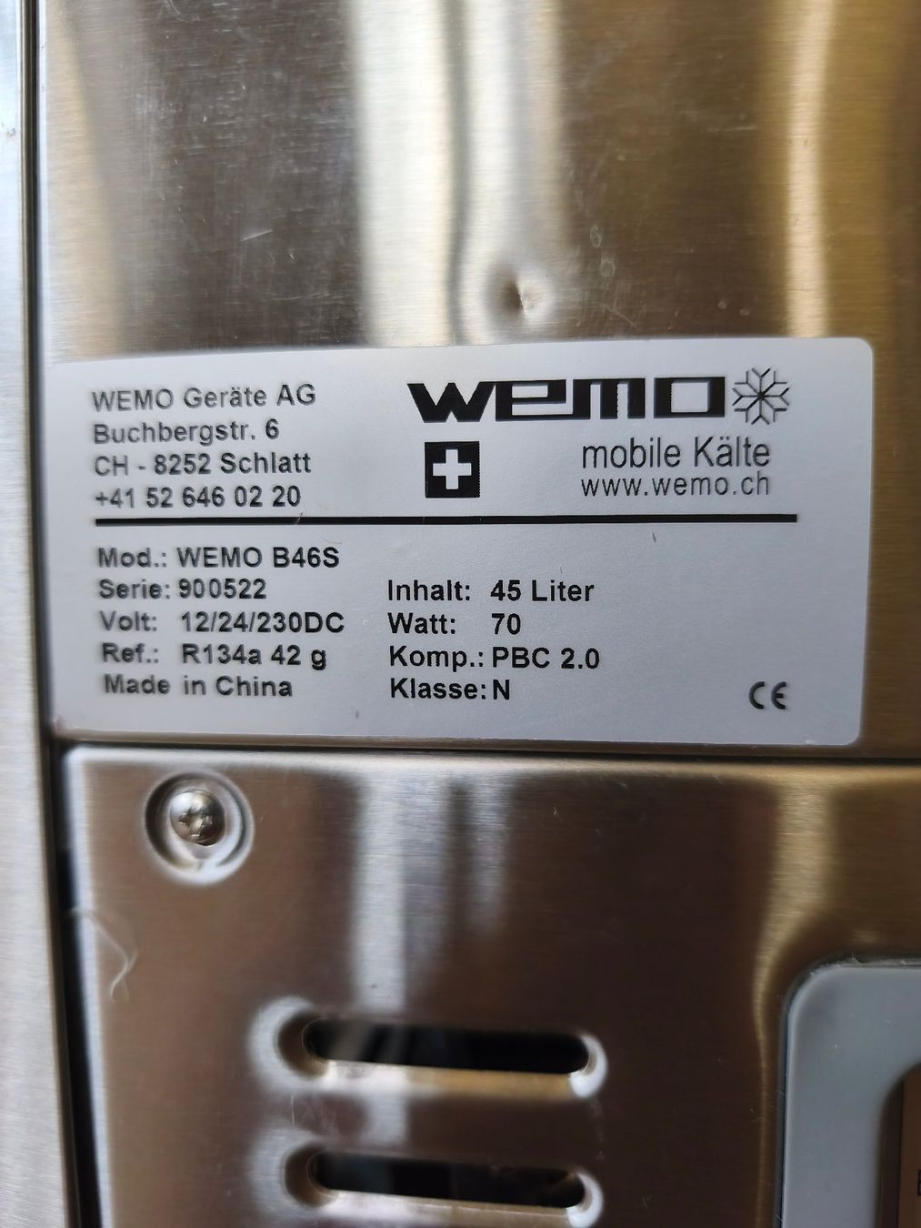 Frigoriferi & Refrigeratori: Elektrische Kühlbox / Wemo 12 V / 230 V – Usato da Winterthur venduto da Fauf 4